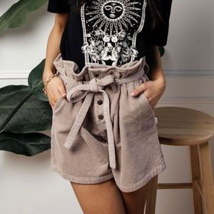 Bohme Lavender Corduroy Shorts